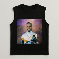 Free Tory Sleeveless White T-shirt