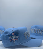 “Baby shower Blue” 5 panel chenille SnapBack Hat