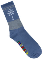 Reflective Pandemonium logo socks
