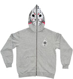 Mr Voorhees face mask zip up hoodie